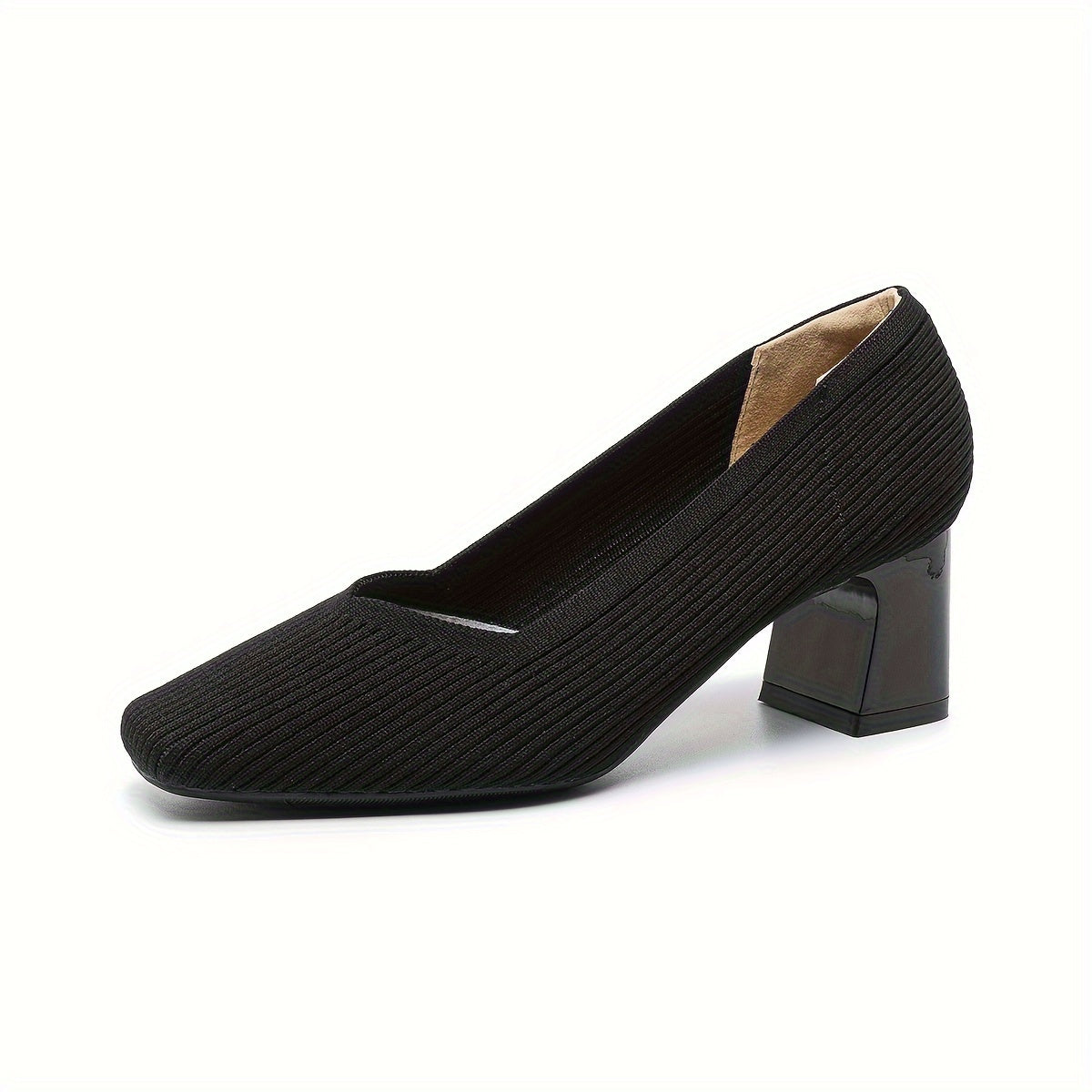 Women's Orthopedic Heels with Arch Support - Elegant Comfort | Spring - Black