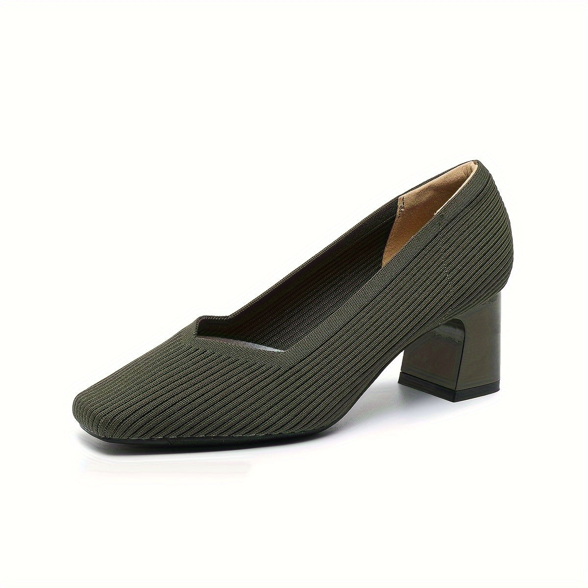Women's Orthopedic Heels with Arch Support - Elegant Comfort | Spring - Green