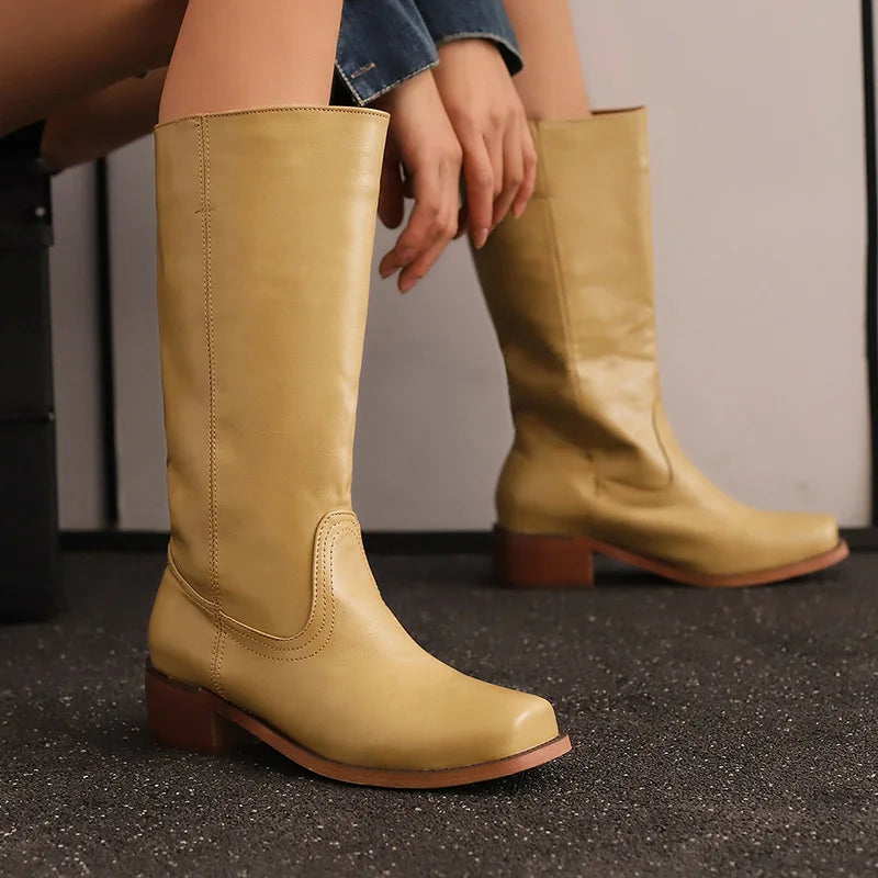 Women's Orthopedic Knee-High Boot - Classic Support | Autumn - Light Brown