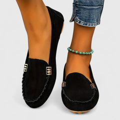 Women's Orthopedic Loafer - Slip-On Comfort Shoe | Spring - Black