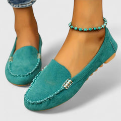 Women's Orthopedic Loafer - Slip-On Comfort Shoe | Spring - Turquoise
