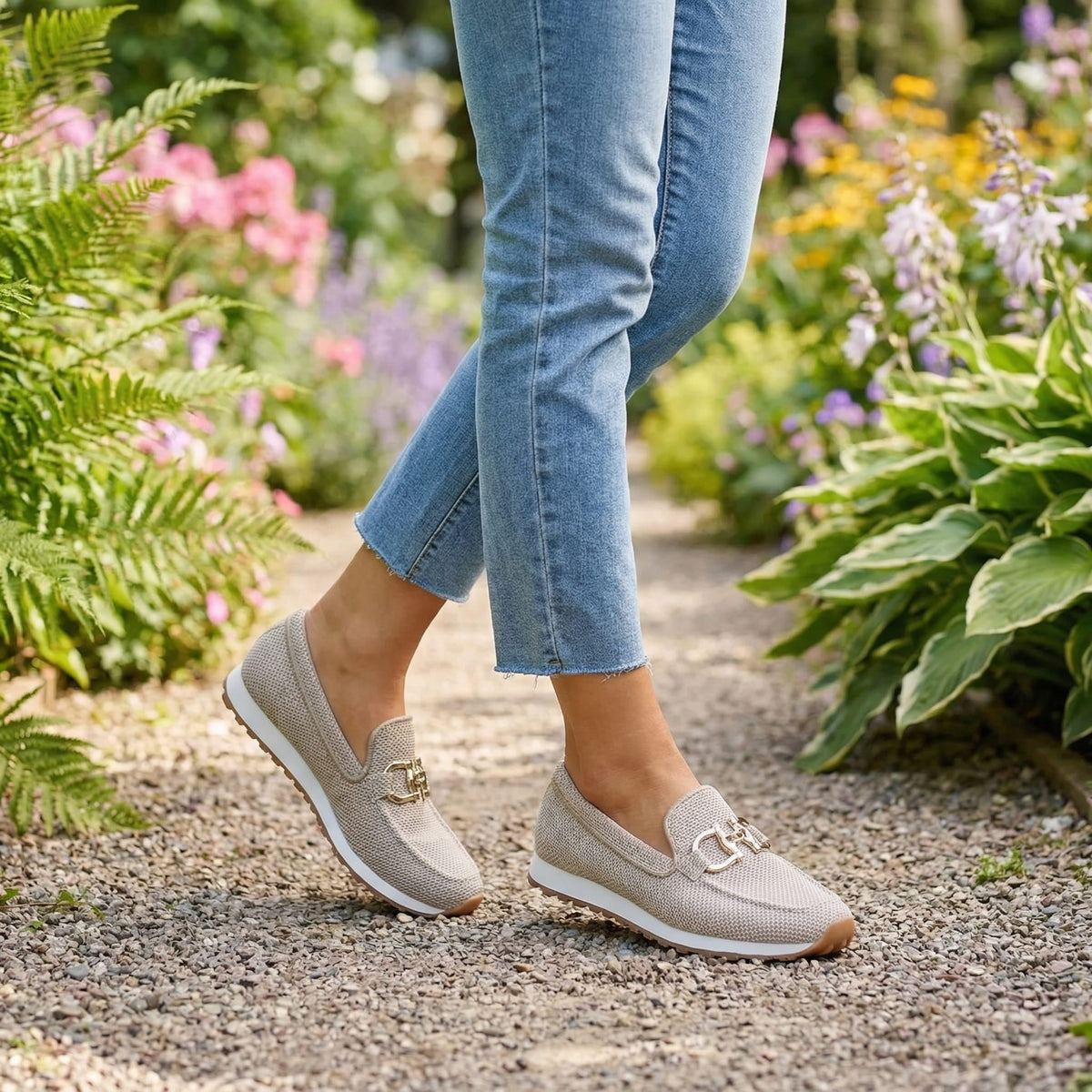 Women's Orthopedic Loafer Sneakers - Supportive Comfort Hybrid
