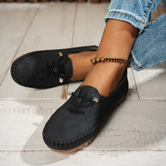 Women's Orthopedic Loafers - Comfort Mocassins | Spring - Black