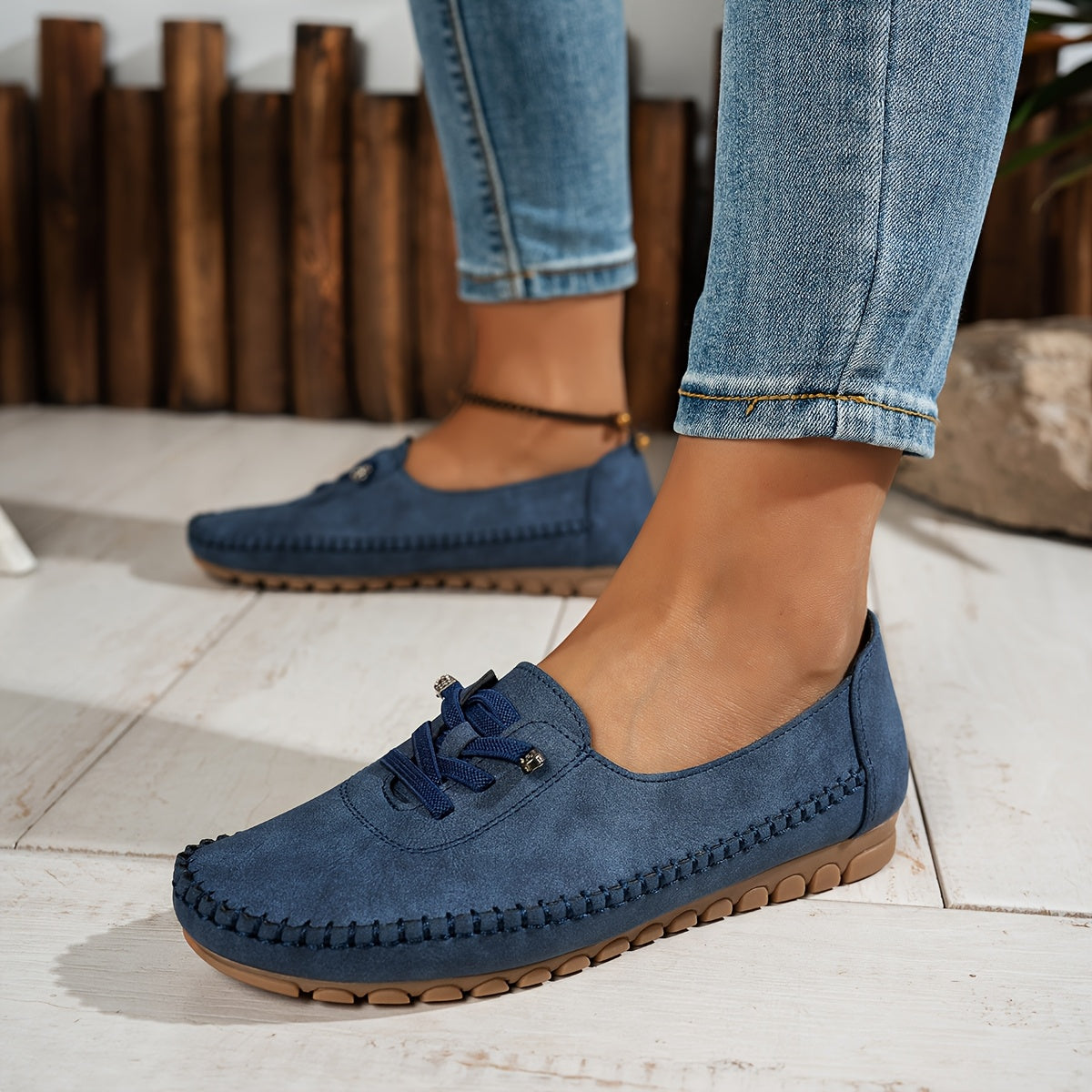 Women's Orthopedic Loafers - Comfort Mocassins | Spring - Blue