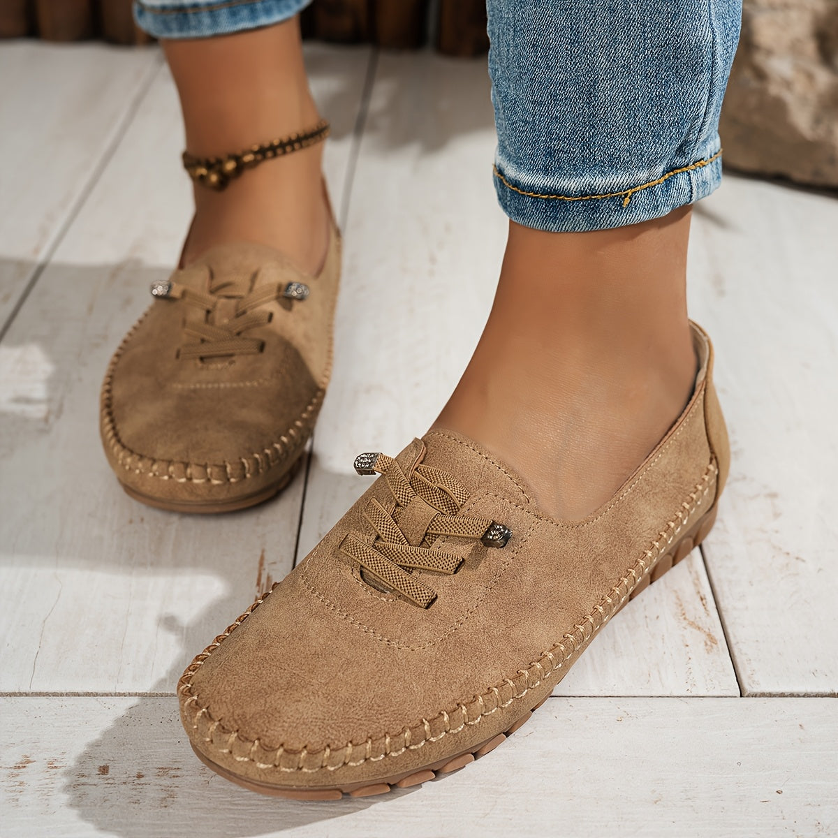 Women's Orthopedic Loafers - Comfort Mocassins | Spring - Brown