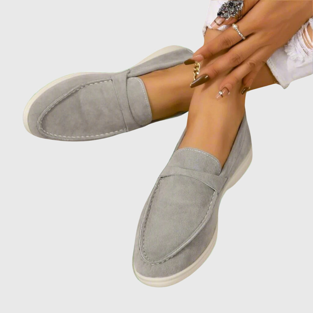 Women's Orthopedic Loafers - Comfortable Slip-On Shoes | Spring - Light Gray