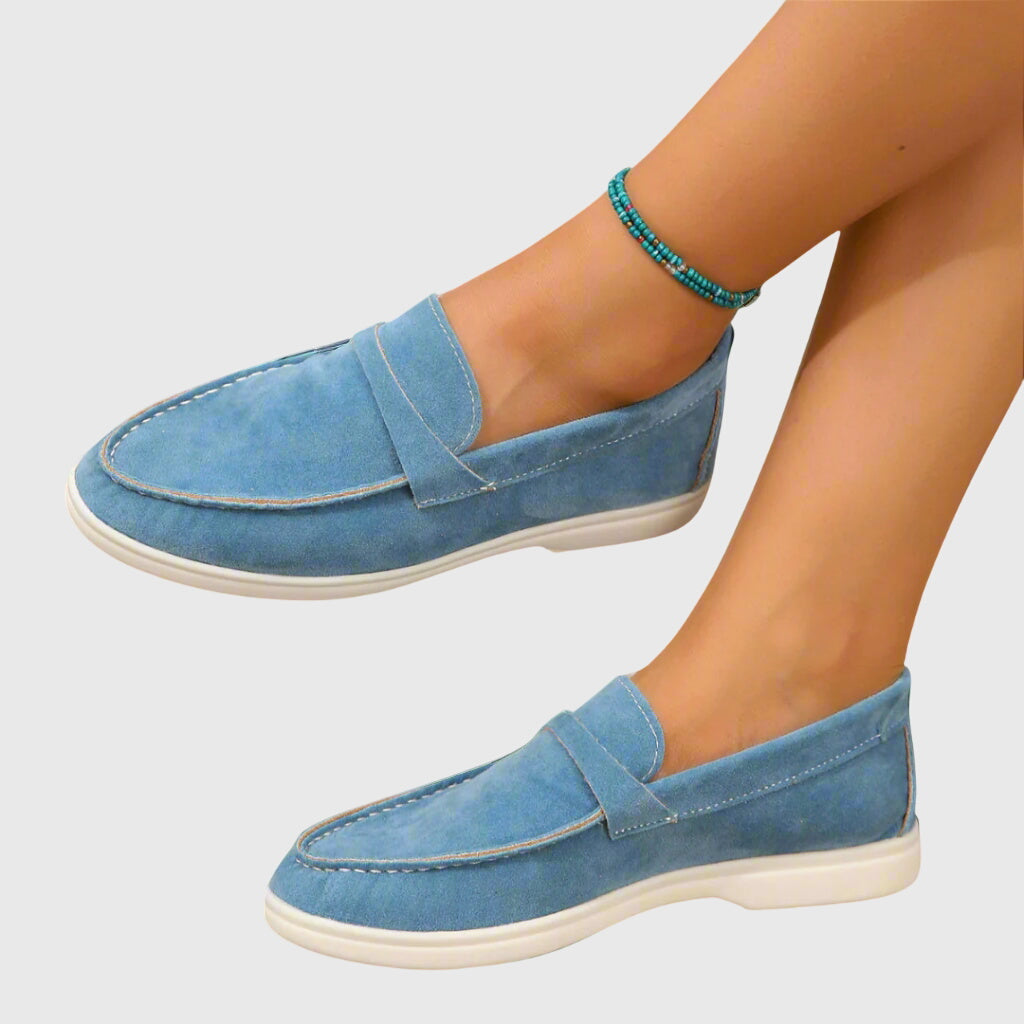 Women's Orthopedic Loafers - Comfortable Slip-On Shoes | Spring - Sky Blue