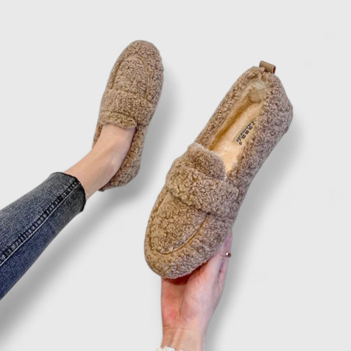 Women's Orthopedic Loafers - Cozy Slip-On Comfort | Autumn - Khaki