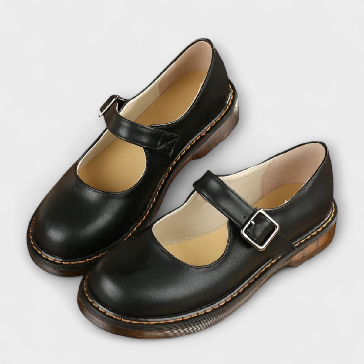 Women's Orthopedic Mary Jane Shoes - Classic Comfort | Spring - Black