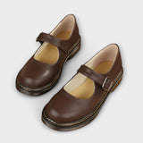 Women's Orthopedic Mary Jane Shoes - Classic Comfort | Spring - Brown