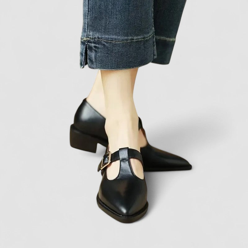 Women's Orthopedic Mary Jane Shoes - Comfort & Support | Spring - Black