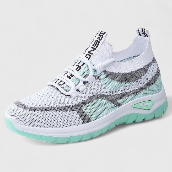 Women's Orthopedic Shoes - Breathable Mesh Lace-Up | Spring - Green