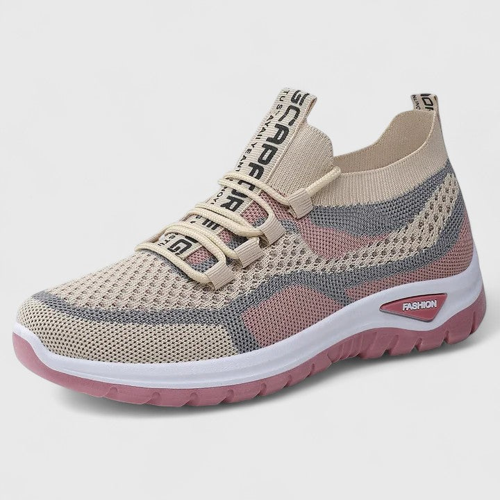 Women's Orthopedic Shoes - Breathable Mesh Lace-Up | Spring - Khaki