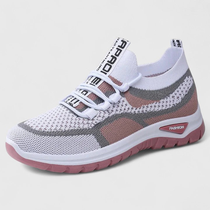 Women's Orthopedic Shoes - Breathable Mesh Lace-Up | Spring - Pink