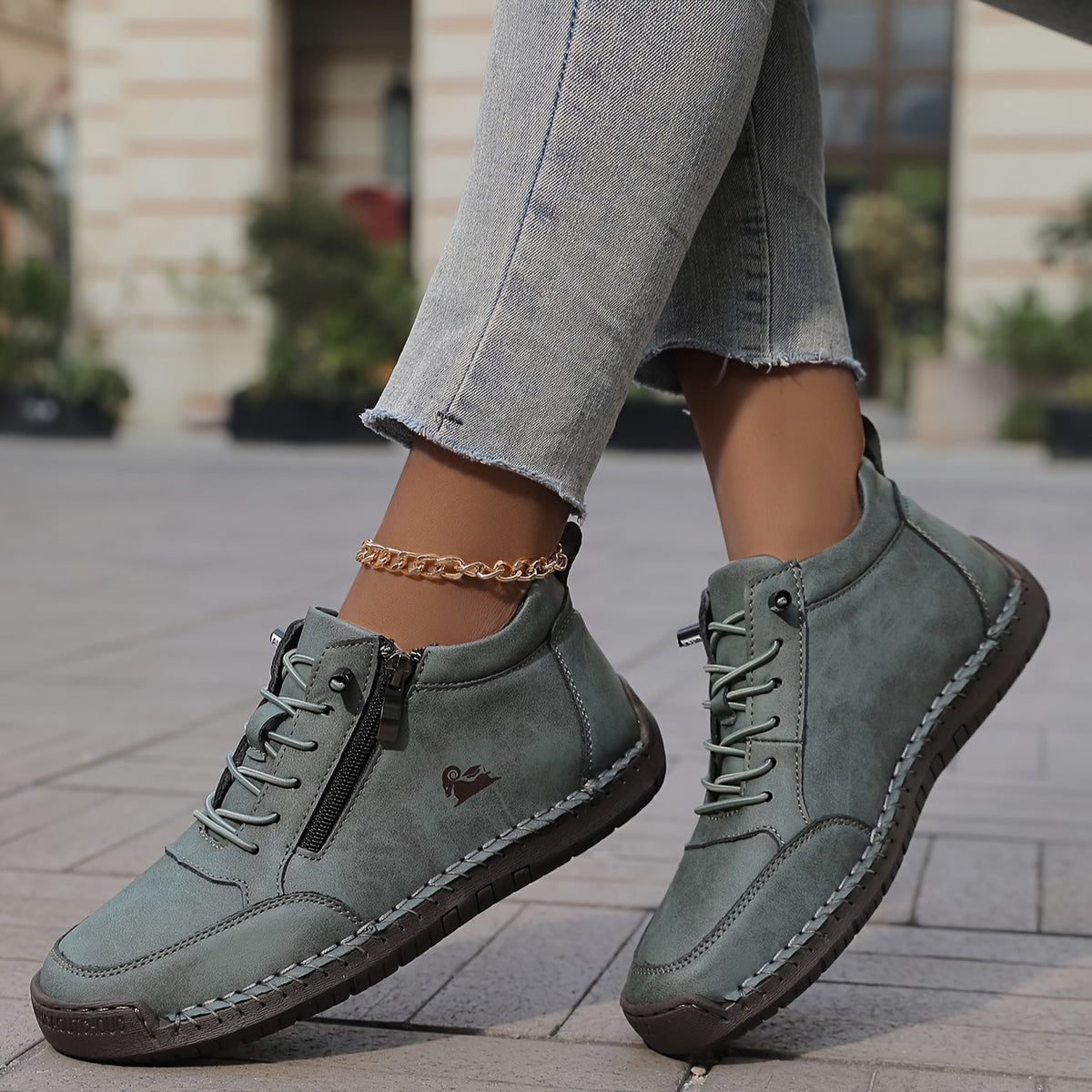 Women's Orthopedic Shoes - Comfort & Support | Autumn - Green