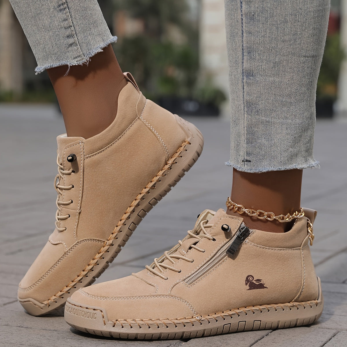 Women's Orthopedic Shoes - Comfort & Support | Autumn - Khaki