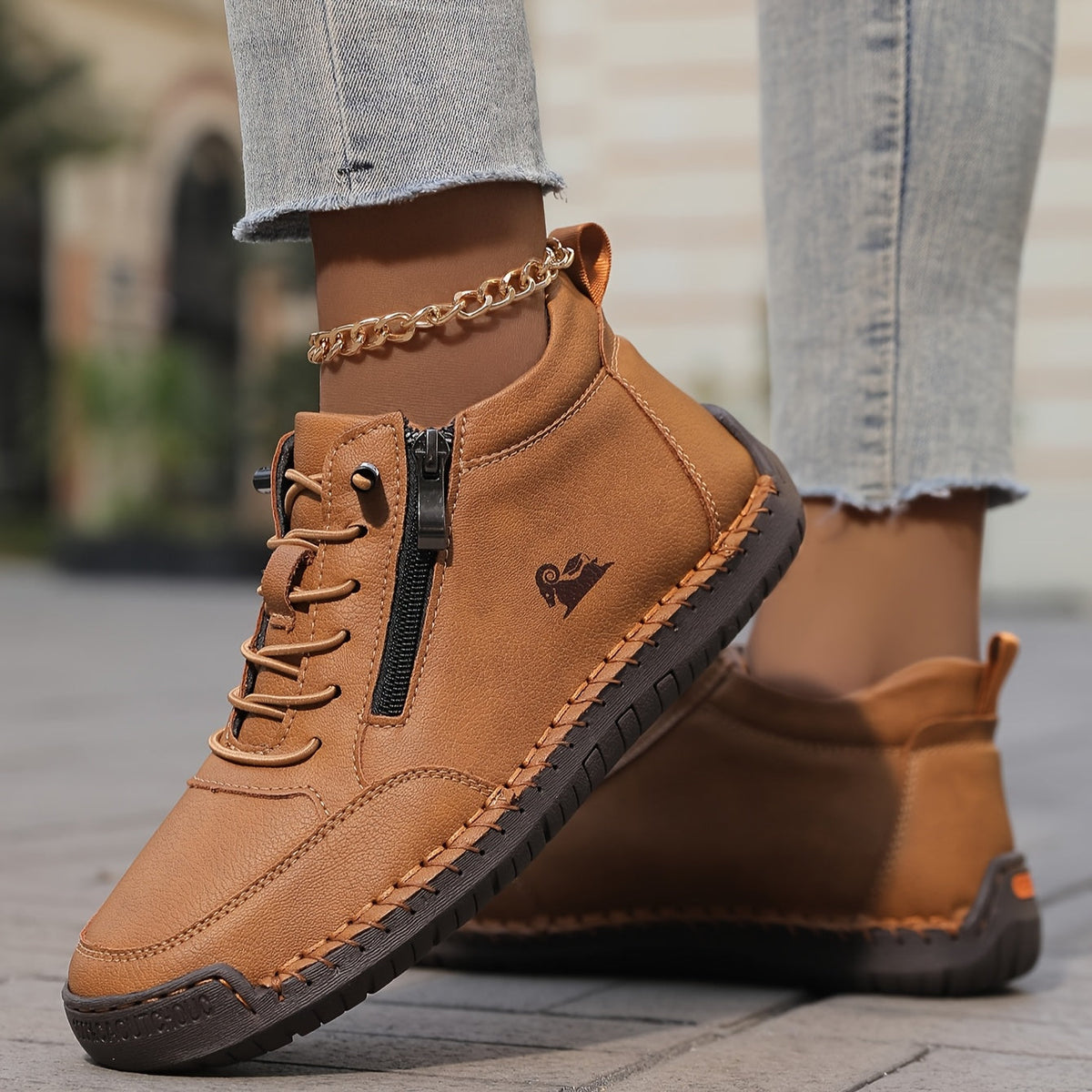 Women's Orthopedic Shoes - Comfort & Support | Autumn - Olive Brown