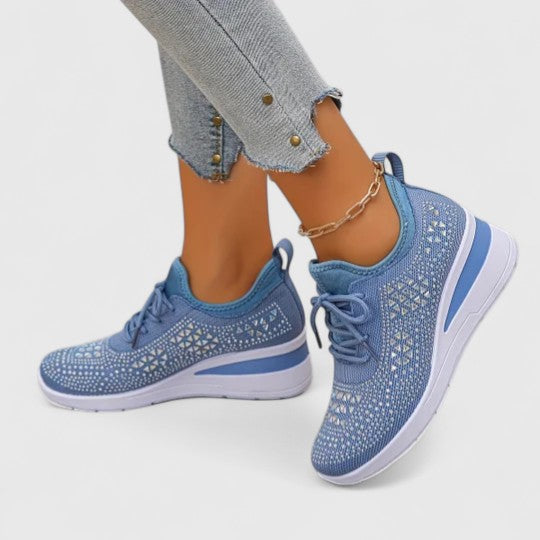 Women's Orthopedic Shoes with Arch Support - Comfort Walking | Spring - Light Blue