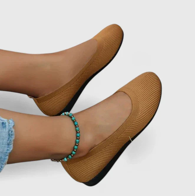 Women's Orthopedic Slip-On Shoes - Arch Support Comfort | Spring - Brown