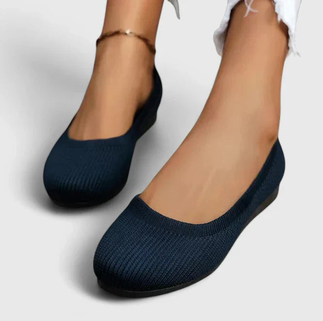Women's Orthopedic Slip-On Shoes - Arch Support Comfort | Spring - Navy
