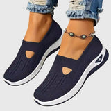 Women's Orthopedic Slip-On Shoes - Comfort & Support | Spring - Navy