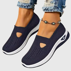 Women's Orthopedic Slip-On Shoes - Comfort & Support | Spring - Navy