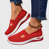 Women's Orthopedic Slip-On Shoes - Comfort & Support | Spring - Red