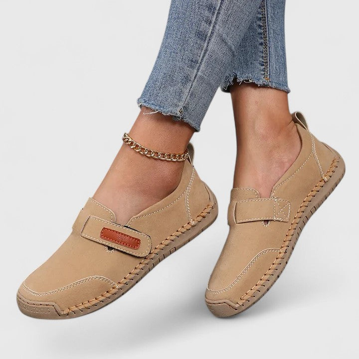 Women's Orthopedic Slip-On Shoes - Comfort Walking | Spring - Khaki