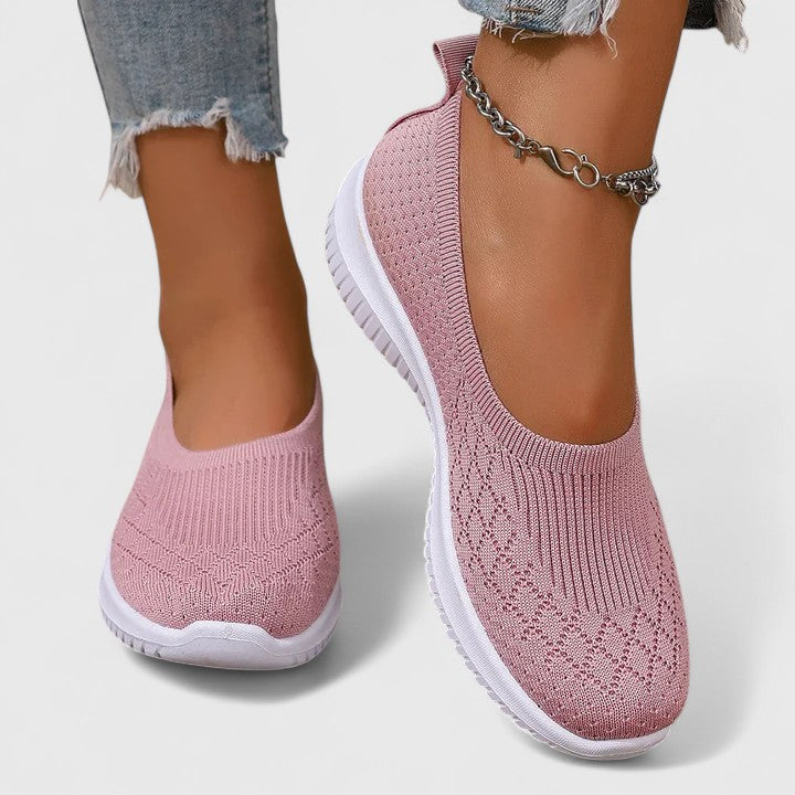 Women's Orthopedic Slip-On Shoes - Lightweight Support | Spring - Pink