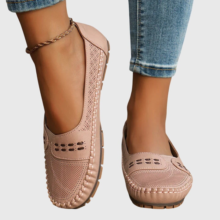Women's Orthopedic Slip-On Shoes - Supportive Comfort | Summer - Pink