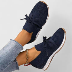 Women's Orthopedic Slip-On Sneaker - Breathable Comfort | Autumn - Blue