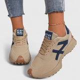 Women's Orthopedic Sneakers - Cushioned Support Casual | Autumn - Beige