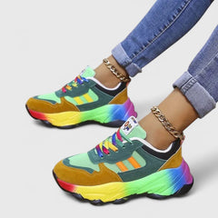 Women's Orthopedic Sneakers - Cushioned Support Shoes | Spring - Green