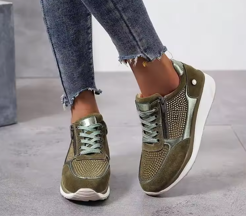 Women's Orthopedic Sneakers - Everyday Comfort & Support | Spring - Green