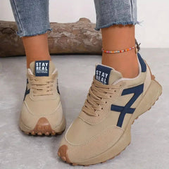 Women's Orthopedic Sneakers - Lightweight Support Shoe | Autumn - Beige