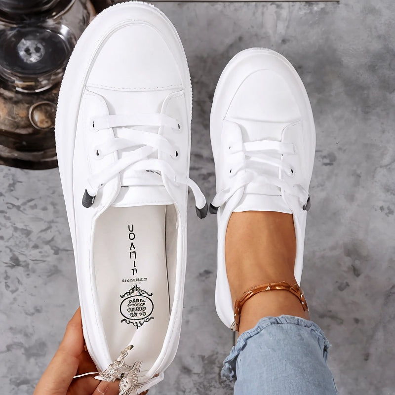 Women's Orthopedic Sneakers with Arch Support - Ava | Spring - White