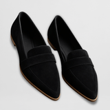 Women's Orthopedic Soft Suede Loafers - Helen | Autumn - Black