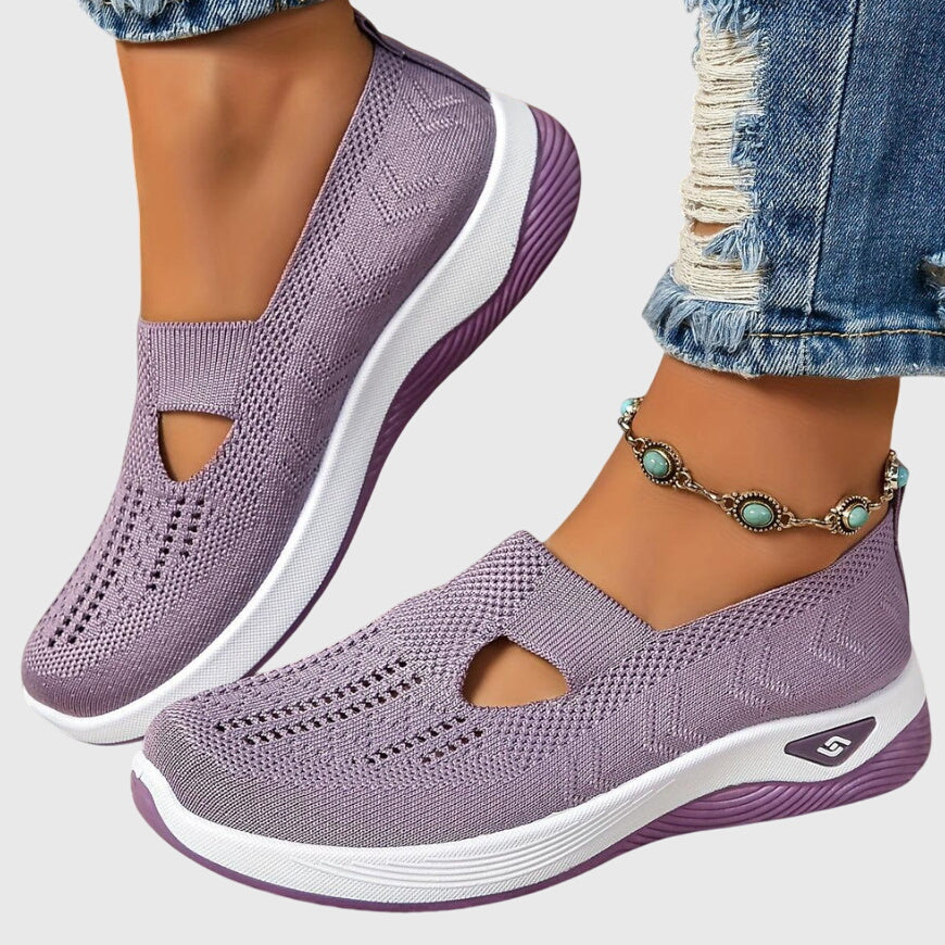 Women's Orthopedic Walking Shoes - Supportive Comfort | Spring - Purple