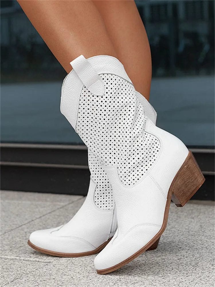 Women's Orthopedic Western Boots - Side Zip Cowboy Style | Fall
