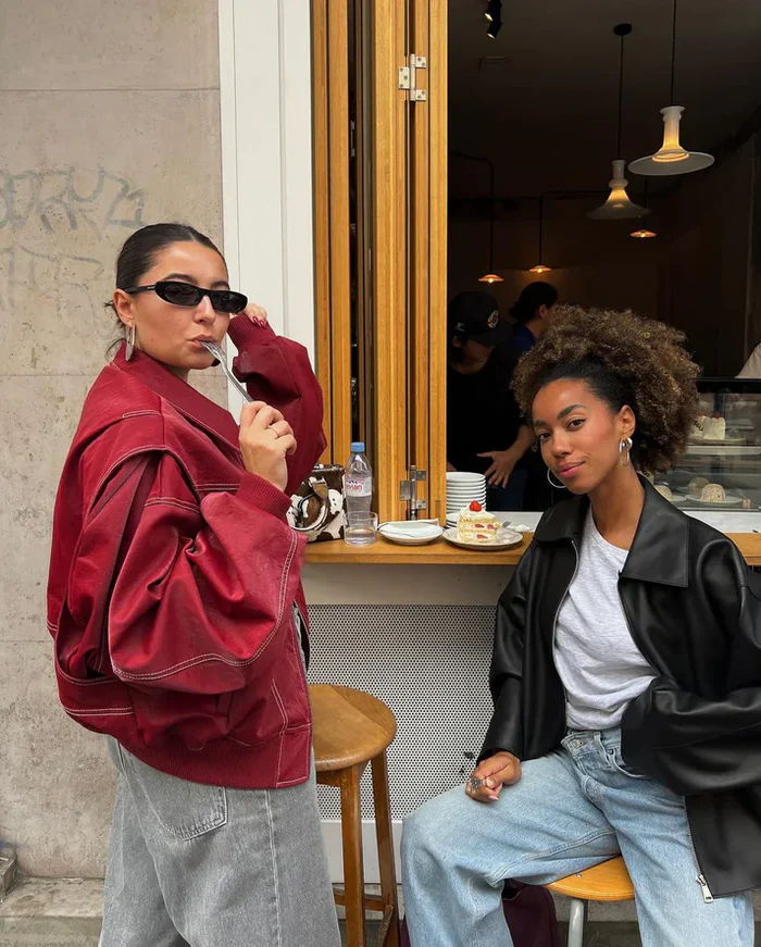 Women's Oversized Bomber Jacket - Relaxed Fit | Fall