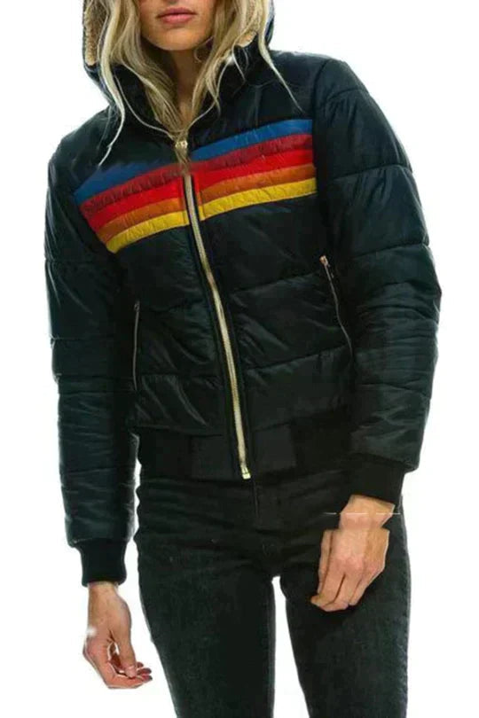 Women's Oversized Jacket | Plush-Lined | Winter - Black