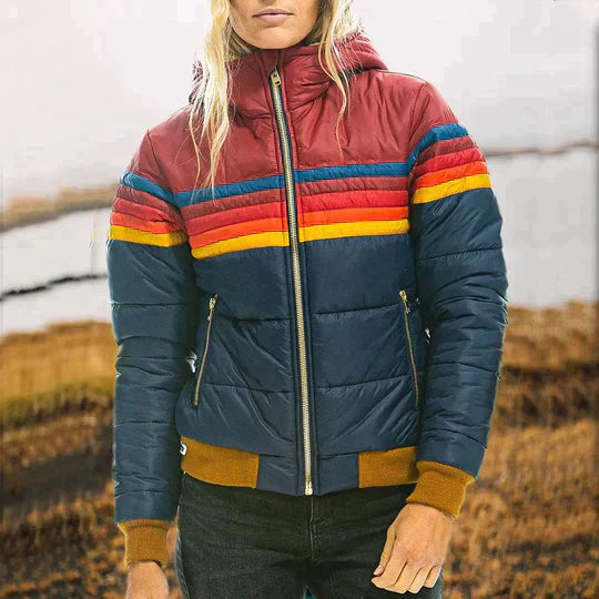 Women's Oversized Jacket | Plush-Lined | Winter - Navy