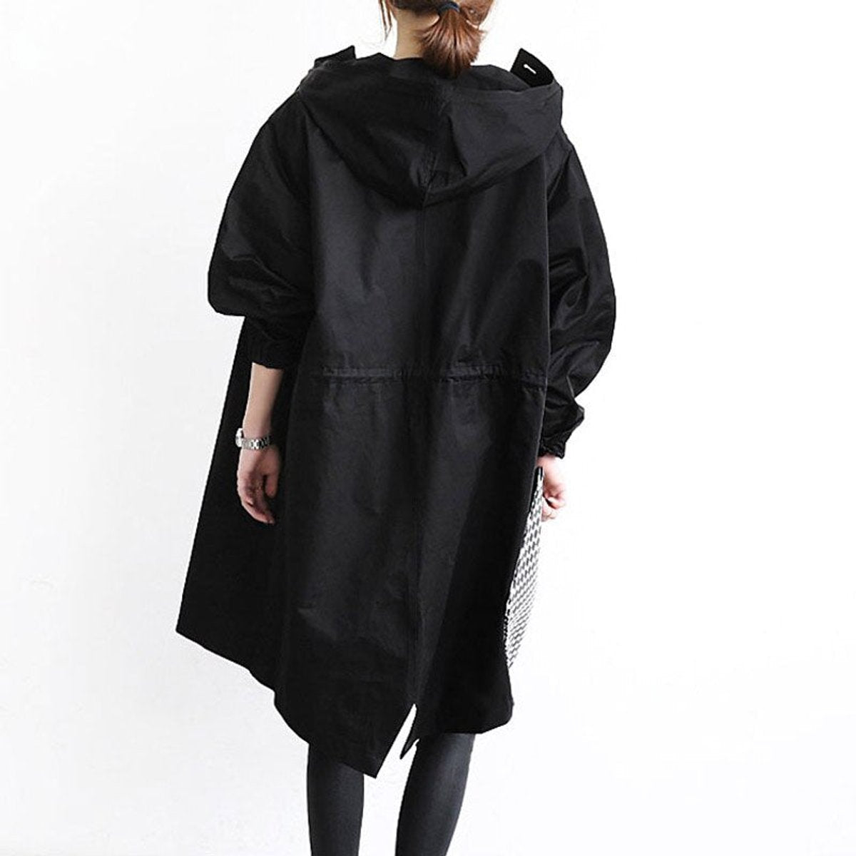 Women's Oversized Water-Resistant Trench Coat - Relaxed Fit | Autumn