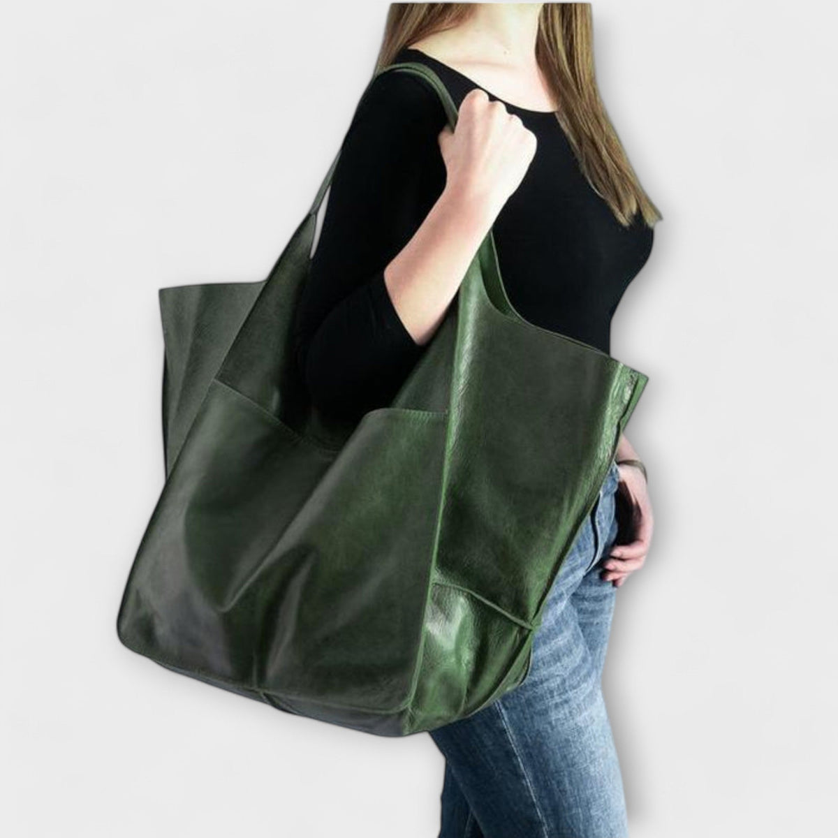 Women's Oversized Weekender Bag - Structured Travel Tote