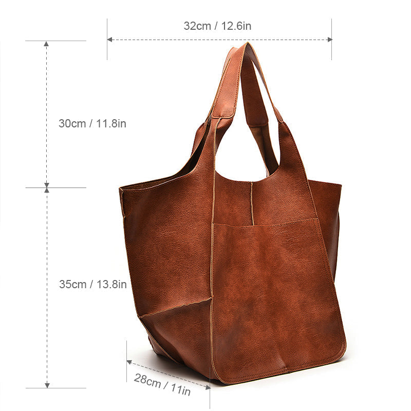 Women's Oversized Weekender Bag - Structured Travel Tote