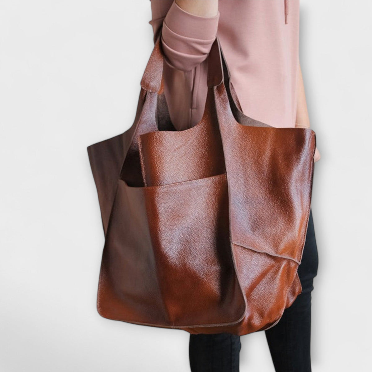 Women's Oversized Weekender Bag - Structured Travel Tote