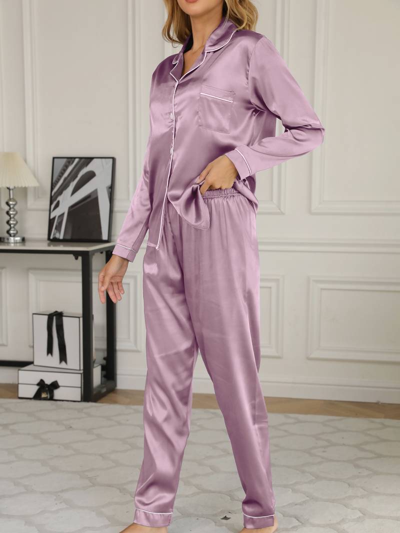 Women's Pajama Set | Button-Down | Two-Piece | Spring