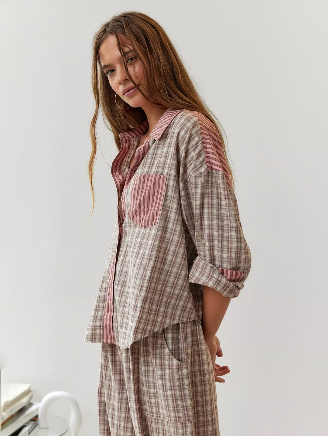 Women's Pajama Set | Elegant | Relaxed | Winter - Pink