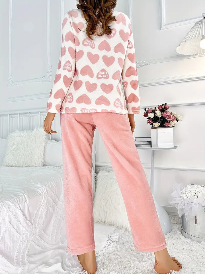 Women's Pajama Set | Fleece | Long Sleeve | Winter