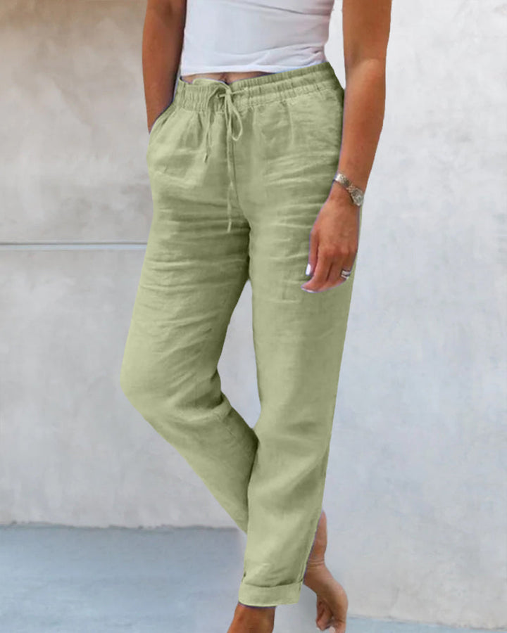 Women's Pants | Relaxed Fit | Spring - Green